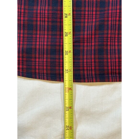 Columbia Shirt Mens 2XL Long Sleeve Button Down Plaid Shirt Red Black - Picture 9 of 9